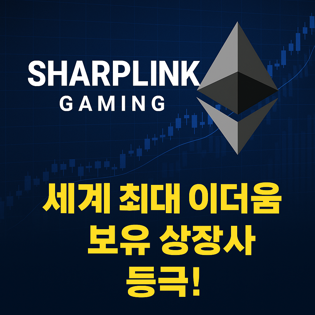 세계 최대 이더리움 보유 상장사 탄생! 1 ChatGPT Image 2025년 7월 16일 오전 10 17 12