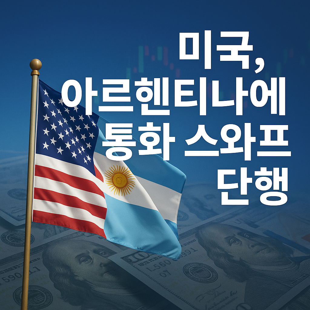 미국, 아르헨티나에 200억 달러 통화 스와프 체결 1 ChatGPT Image 2025년 10월 10일 오전 10 22 18